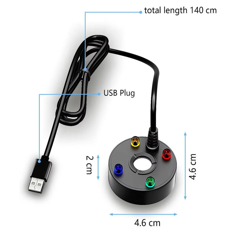 Pembuat Kabut Ultrasonik USB 4 - Terrarium Fogger Ultrasonic ulasan dan harga