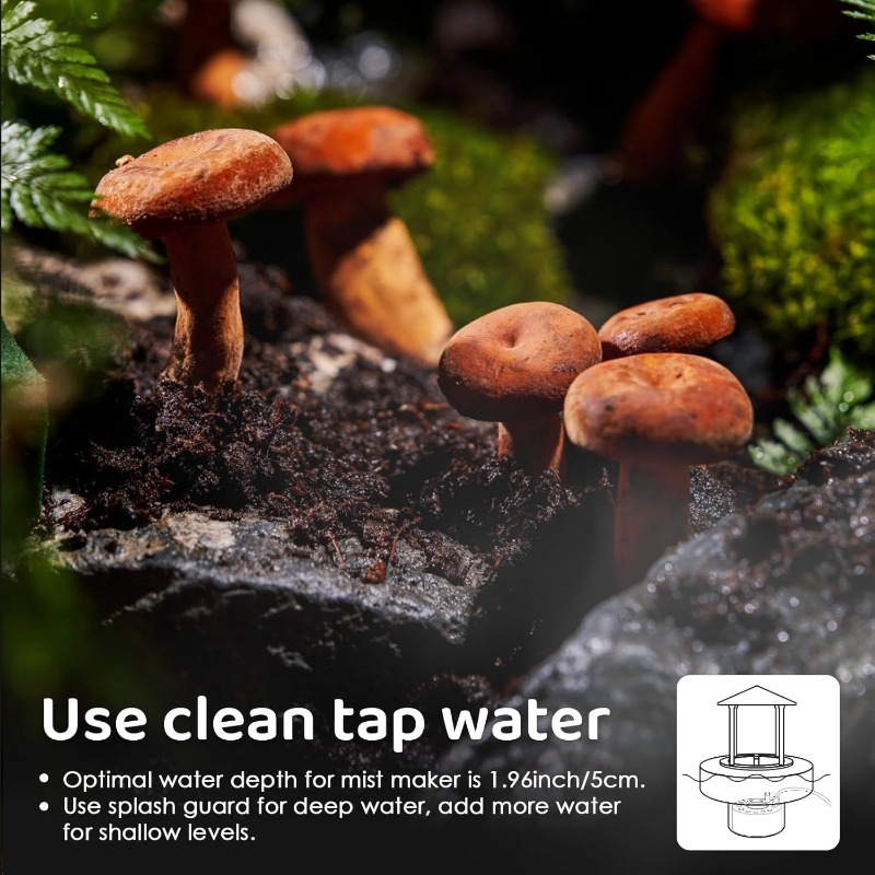 Pembuat Kabut Ultrasonik Fogge - Terrarium Fogger Ultrasonic ulasan dan harga